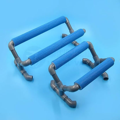 PVC Mini Boat Stand for RC Boats - Shockproof &amp Non-Slip Display Holder (25cm/36cm Red/Blue) Compatible with O-Boats &amp Shrimp Boats(Blue-36 * 17 * 14cm)
