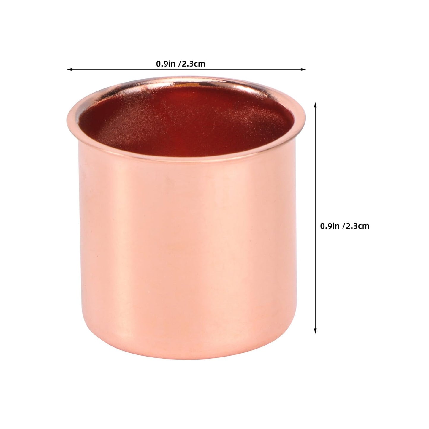 HOODANCOS 20pcs Iron Candle Holders Set, Metal Candlestick Decor, 23x23x0.5mm, Suitable for Birthday Parties and Romantic Candlelight Dinners, Desktop Candle Cups Adornment