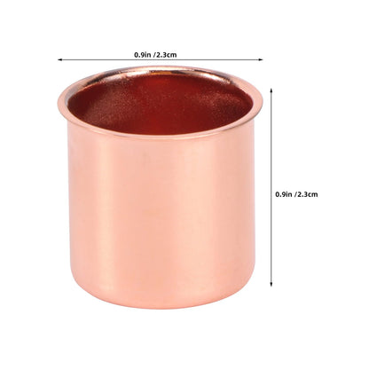 HOODANCOS 20pcs Iron Candle Holders Set, Metal Candlestick Decor, 23x23x0.5mm, Suitable for Birthday Parties and Romantic Candlelight Dinners, Desktop Candle Cups Adornment