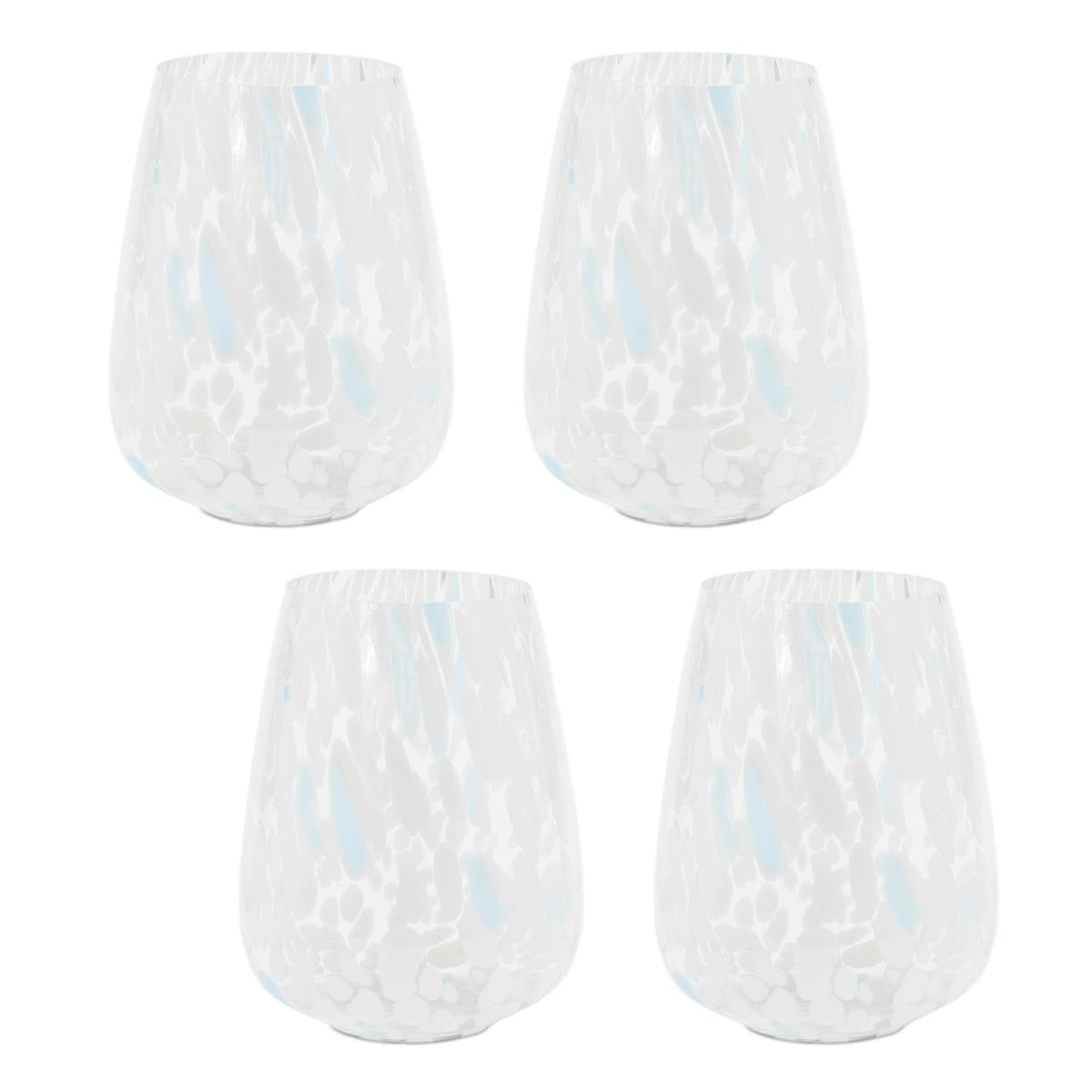 Melrose International Candle Holder (Set of 4) 6" D x 7.5" H Glass