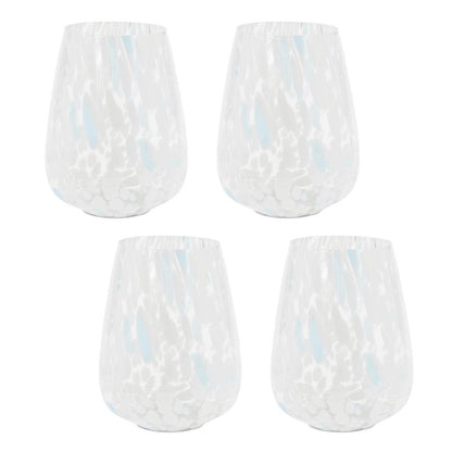 Melrose International Candle Holder (Set of 4) 6" D x 7.5" H Glass