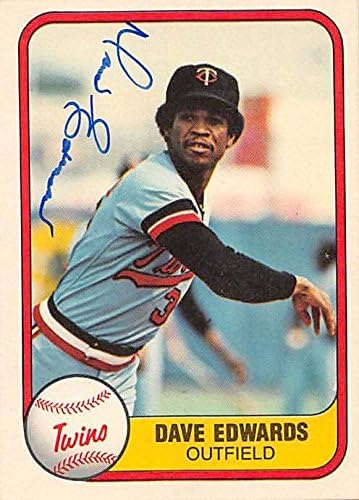Sports Memorabilia Autograph Warehouse 245176 Dave Edwards Autographed Baseball Card - San Diego Padres 1981 Fleer - No. 568