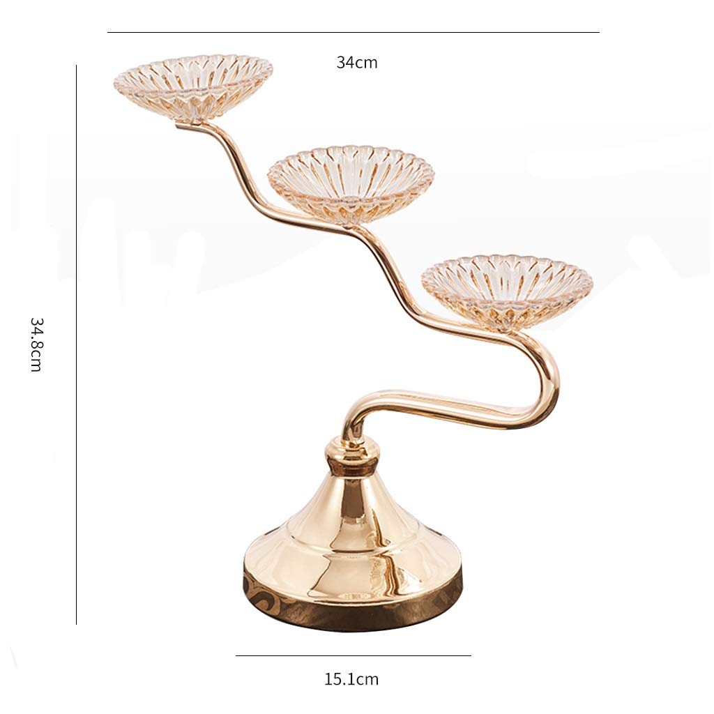 XILIN-1987 Candle Holderss Creative Candle Holder Candlelight Dinner Props Romantic Desktop Decoration 3 Head Candle Holder Decorative Candlestick