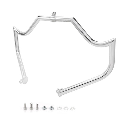 Highway Crash Bar Engine Guard for Harley Davidson Touring Road Glide Road King Street Glide Electra Glide CVO and Trike Models (Chrome)