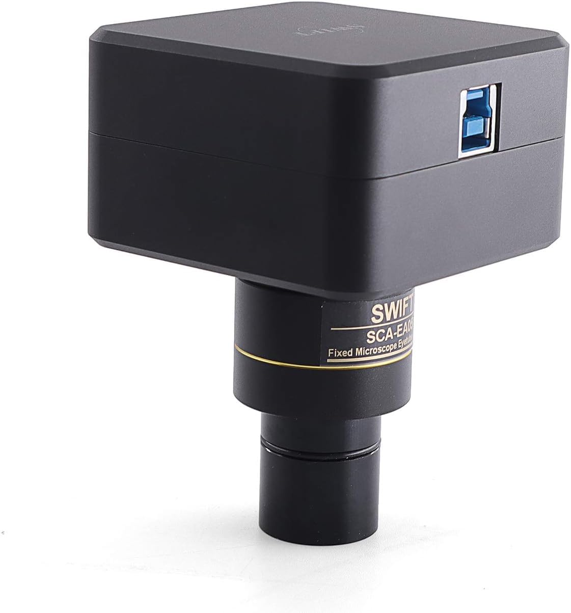 Swiftcam 25 Megapixel Camera for Microscopes, with Reduction Lens, Calibration Kit, Eyetube Adapters, and USB 3.0 Cable, Compatible with Windows/Mac/Linux