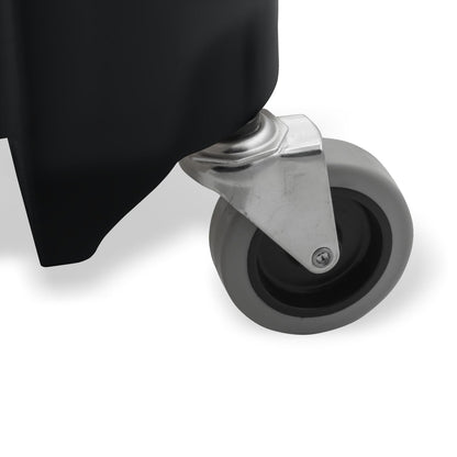 SPARTA 7690403 Omnifit Plastic Mop Bucket For Cleaning, 35 Quarts, Black