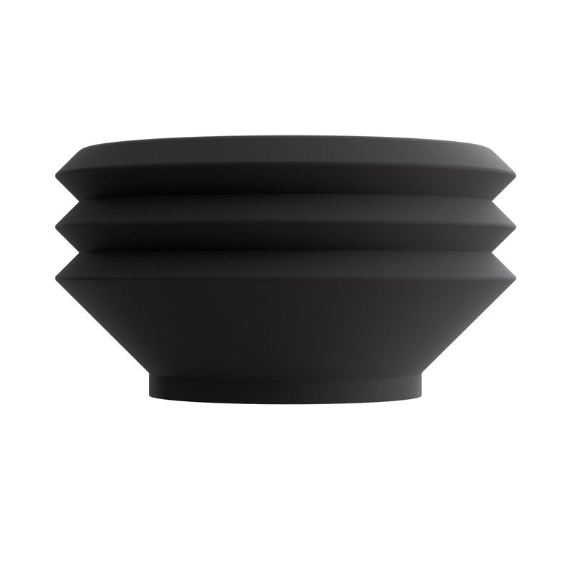 Silicone Retention Bellow Compatible with Niche Zero/Duo Coffee Grinder - Black