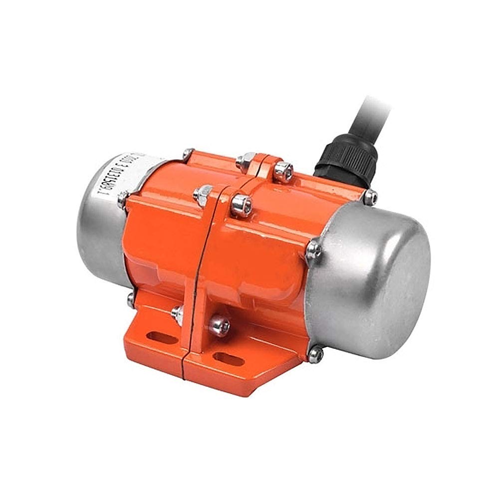 ATO AC 100W Concrete Vibrator Motor, 110V Low Noise Concrete Vibrating Motor, Adjustable Amplitude Easy to Install, Multi-Application Vibrator, 1 Phase 3600rpm, Used for Shaker Table, Sifters, Mixers
