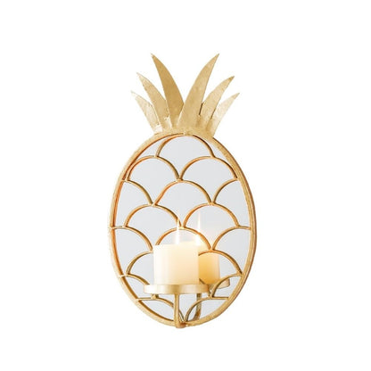 Candlestick Holders Living Room Candlestick Wall Decoration Light Luxury Iron Pineapple Candle Holder Candle Holders