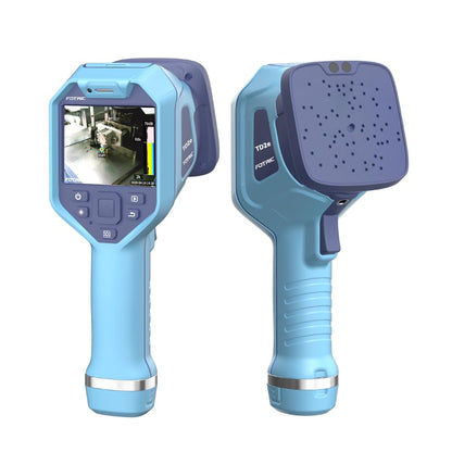 FOTRIC TD2e Acoustic Imaging Camera,64 MEMS Digital Microphones,Acoustic Imager for Compressed Air Leaks, Vacuum Leaks, Vibration Problems Detection,2k~100kHz Frequency Range, 3.5" Touch Screen,5MP