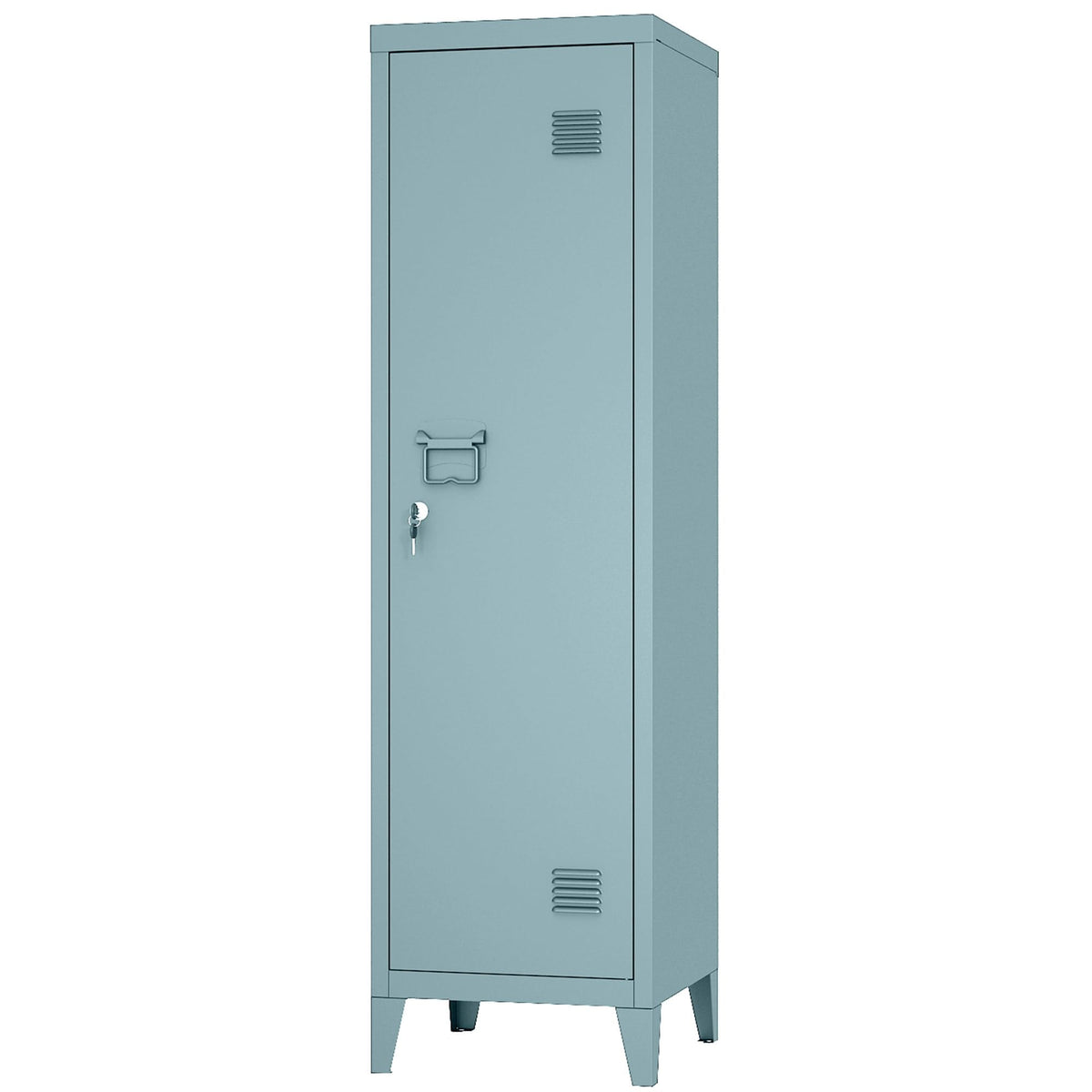 MIOCASA Metal Cabinet Home Office Storage Cabinets with Doors and Shelves Lockable File Cabinet Organizer Coat Lockers for Kids