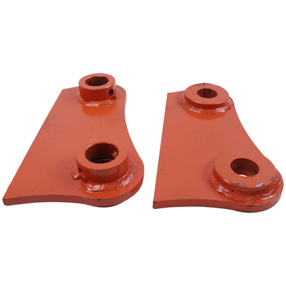 Holdia A Set of Bucket or Attachment Ears Compatible with Cat 305/306 Mini Excavator Bucket Attachment Ears Weld on 45mm 10-1/4" c-c
