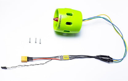 U1 Underwater Thruster with 45A Bi-Directional ESC12V~16V 2Kg Thrust Brushless Underwater Subsea Thruster/Propeller for ROV Boat（CW）