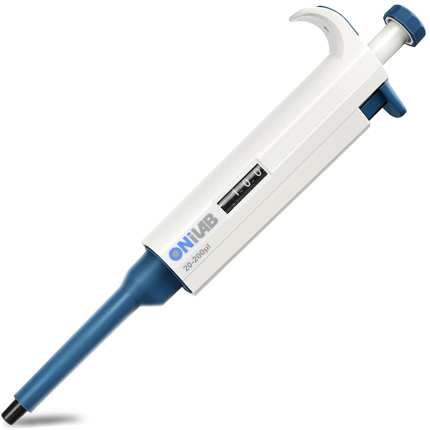 ONiLAB 20-200ul High-Accurate Single-Channel Manual Adjustable Variable Volume Pipettes, Autoclavable, 7010101009