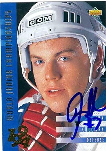 Sports Memorabilia Autograph Warehouse 25005 Jon Coleman Autographed Hockey Card Team USA
