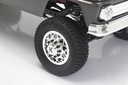 Helidirect CEN Racing Sicario 1/10 RTR 4WD Custom Dually RC Truck DL-Series - Remote Control Car for Adults Waterproof and All Terrain Capabilities - 1/10 Scale RTR (Grey Titanium)