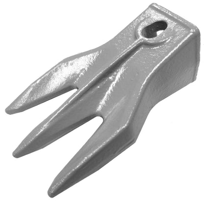 H&L Tooth Company 6737325TR3 Triple Tiger Trident Patented Bobcat Style Skid Steer and Mini Excavator Bucket Teeth (5 Pack) with 6737326 Bobcat Style Flexpins.