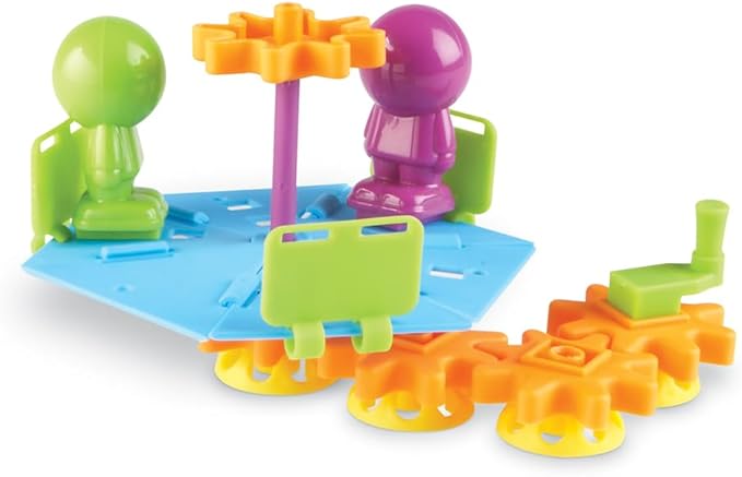 Learning Resources Playground Engineering &amp Design STEM Set - Kids Games Building and Construction Gears Montessori Activities  Critical Thinking Skills Problem Solving for Boys and Girls