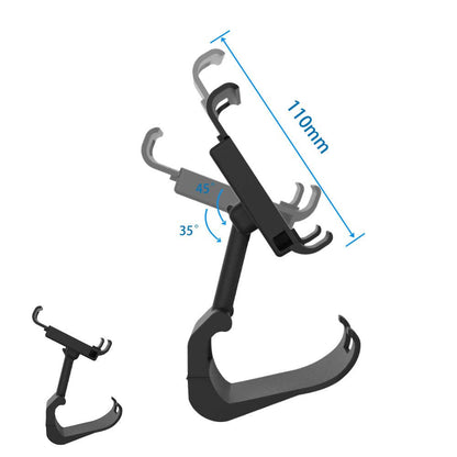 J&TOP Adjustable Mount Clip for Switch Official Pro Controller, The Original Pro Controller Clip Mount Compatible with Nintendo Switch/OLED/Lite,Black