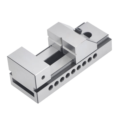findmall 3 X 7 Inch Tool Makers Accuracy Screwless Vise Accuracy Grinding Screwless Mini Insert Vise Toolmaker Steel for Surface Grinding and Milling