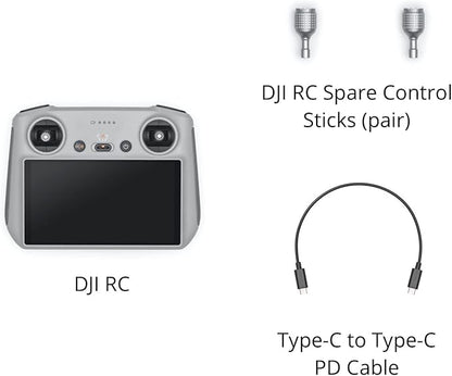DJI RC - Remote Controller for DJI Mini 3 Pro Mavic 3 Classic Mavic 3 &amp Cine Air 2S (Renewed)