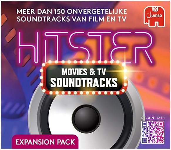 Hitster Movies &amp TV Soundtracks Expansion Set Party Game Music Game Action Game