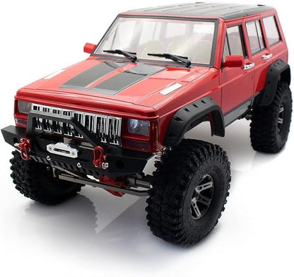 RC Car Hard Body Shell Kit313mm Wheelbase Cherokee Body Car Shell for 1/10 RC Crawler Axial SCX10 &amp SCX10 II 90046 90047 TRX4 Kit (Yellow)
