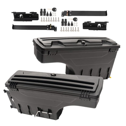 CHEDA Truck Bed Storage Box, Compatible with 2007 2008 2009 2010 2011 2012 2013 2014 2015 2016 2017 2018 2019 2020 Toyota Tundra, Rear Right & Left Side
