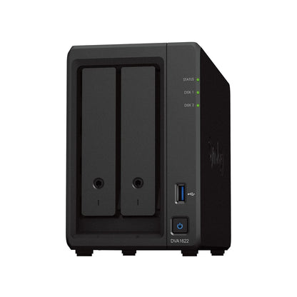 Synology 16 channel NVR Deep Learning Video Analytics DVA1622 with HDMI video output