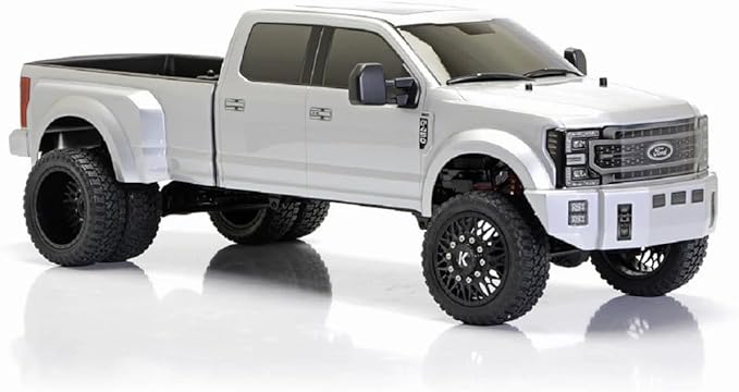 Helidirect CEN Racing 1/10 RC Crawler - F-450 SD KG1 Wheel Edition 4WD RTR Truck All-Terrain Water-Proof Axial SCX10 for RC Hobbyists Silver Mercury