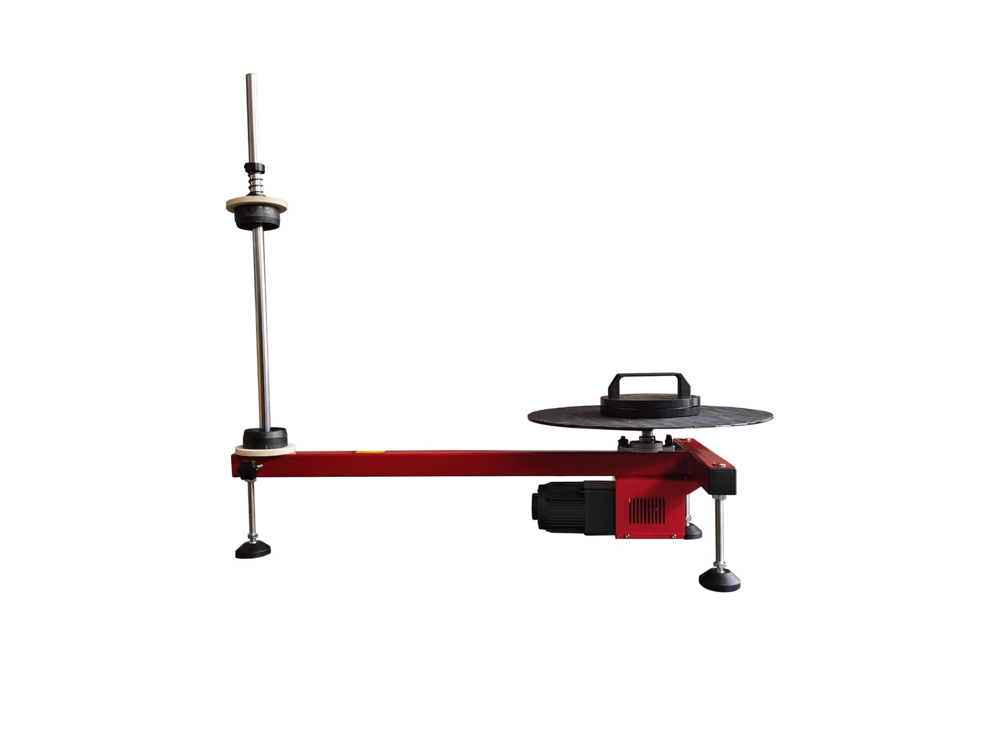 110V Electric Stretch Film Wrapping Machine, Heavy Duty Semi-Auto Tabletop Film Dispenser, 40cm Turntable, Compatible with Stretch Film ≤ 27.5", Foot Pedal Control for Packing & Shipping