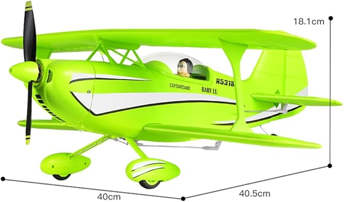 RC Plane 4CH A310 Biplane RC Airplane for Adults Beginners 3D/6G 1504 Brushless Motor Remote Control Plane EPP Foam 2.4G Fixed-Wing Model Plane with 2 Batteries