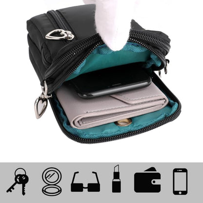 JANKS Small Crossbody Bag for Women - Mini Phone Purses with Crossbody Strap and Wallet - Nylon Arm Bag