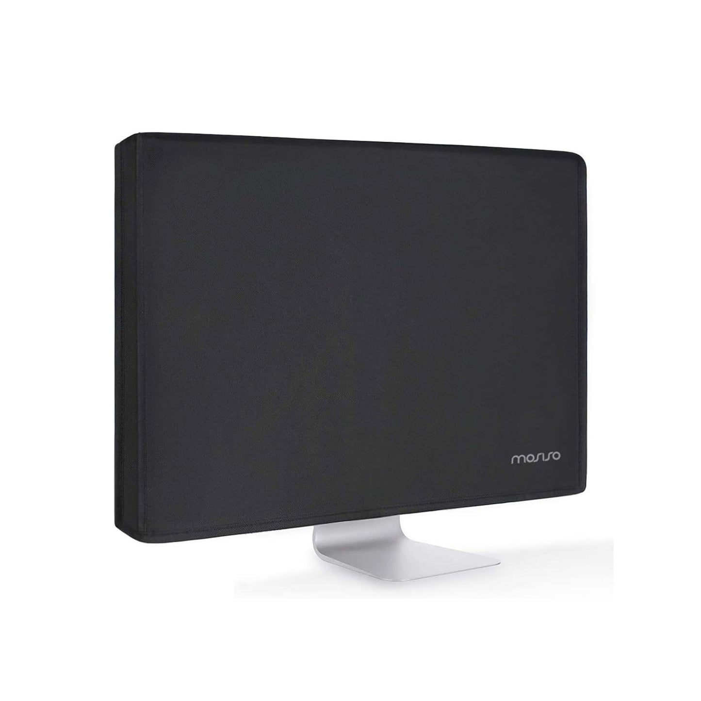 MOSISO Monitor Dust Cover 22, 23, 24, 25 inch Anti-Static Dustproof LCD/LED/HD Panel Case Computer Screen Protective Sleeve Compatible with iMac 24 inch, 22-25 inch PC, Desktop and TV, Black