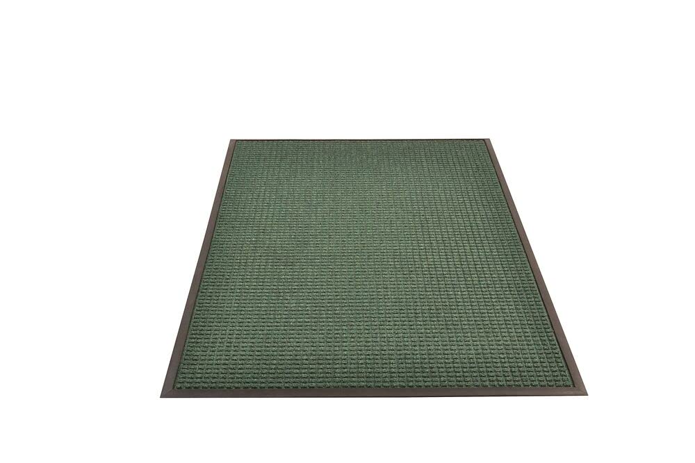 NoTrax 3'x5' Guzzler Commerical-Grade Entrance Mat, Dirt and Moisture Control, Rubber-Backed, Indoor/Outdoor, Green, 166