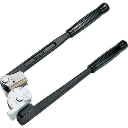 RIDGID 41162 377 Precision Non-Ratcheting Pipe Flaring Tool, Flaring Tool & 36117 403 Instrument Bender, 3/16-inch Tube Bender for Bends Up to 180 Degrees, Pipe Bender,Black/Silver,Small