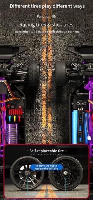 ZLL Beast SG216MAX High Performance 1/16 Scale 4WD RC Drift Car with Brushless Motor LED Lights Full Proportional Radio Control Black