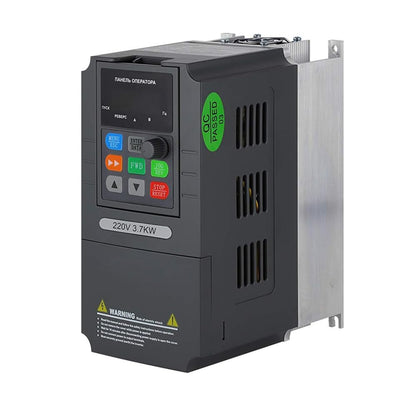 ATO 5hp VFD, 220V Single to Three Phase VFD Variable Frequency Drive, 5hp 3.7 kW VFD 220V-240V Single Phase Input 0-220V 3 Phase Output VFD for AC Motor Speed Control(1-Phase Input, 3-Phase Output)