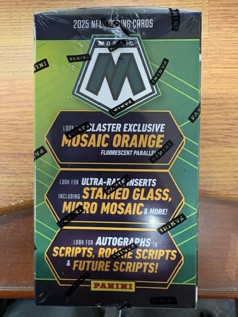 2025 Panini Mosaic Football Trading Cards Blaster Box-36 Cards
