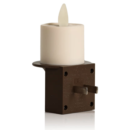 Luminara Bundle Set of Flameless Candle Nightlight Dusk to Dawn with Moving Flame LED Tealight (2-Pack)