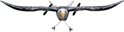 VEVOR RC Plane 2.4GHZ 2 Channel RC Airplane with 6-Axis Gyro Stabilizer&amp2 Batteries Ready to Fly Eagle Aircraft Plane Toy RC Glider for Adults Beginners Kids Birthday/Xmas Gift