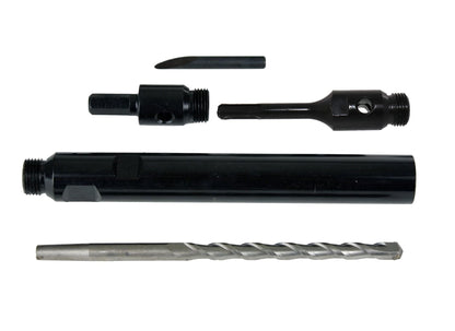 Steel Dragon Tools 3-Piece 1.5-inch to 2.5-inch Dry Diamond Core Drill Bit Kit with Hex SDS Adapters and Case
