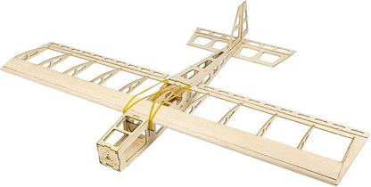Balsa Wood Airplane R03 STICK-06 Model Aircraft 580mm Wingspan Laser Cut Unassembled Flying Model Aircraft to Build DIY RC Airplane Kit for Adults Beginners (KIT+Motor+ESC+Servos+Covering)