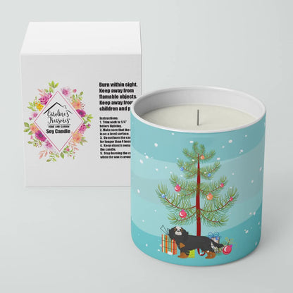 Caroline's Treasures CK3465CDL Cavalier King Charles Spaniel Christmas Tree 10 oz Decorative Soy Candle Nature Soy Wax Essential Oil Home Decor Ideal for Bedroom Kitchen Bath Office Gift, 10 oz