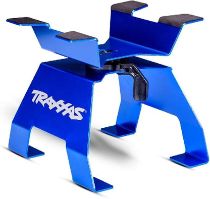 Traxxas 8797 Blue Aluminum X-Truck Stand for X-Maxx and XRT