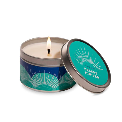 GoodLight Paraffin-Free Scented Candle in Stylish Tin (Desert Juniper, 6 oz)