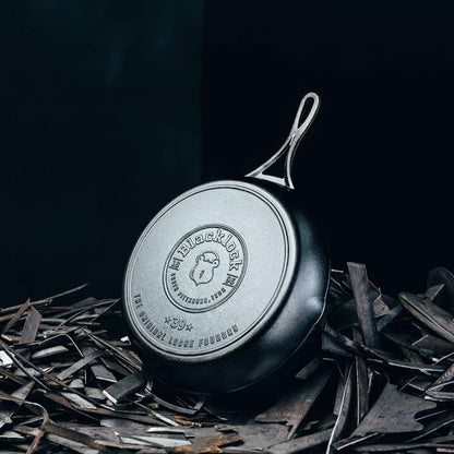 Lodge Blacklock 12" Triple Seasoned Cast Iron Skillet - Lightweight Design | Effortless Cleanup