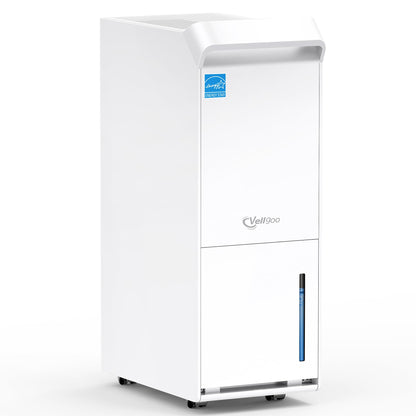 2500 Sq.Ft Most Efficient Energy Star 2025 Dehumidifier,Vellgoo Max 34 Pint/D Dehumidifier for basement with Drain Hose, Intelligent Humidity Control for Home,Bedroom, Bathroom