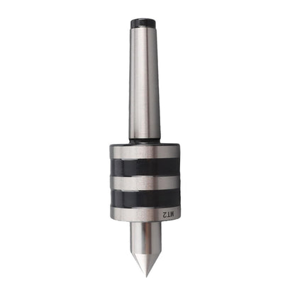 AUNMAS MT2 Live Revolving Center, High Medium Turning Tools Parts for Lathe Tailstock Machine High Speed Turning, 0.01 Accuracy