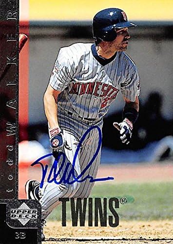 Sports Memorabilia Autograph Warehouse 247388 Todd Walker Autographed Baseball Card - Minnesota Twins 1998 Upper Deck - No. 131